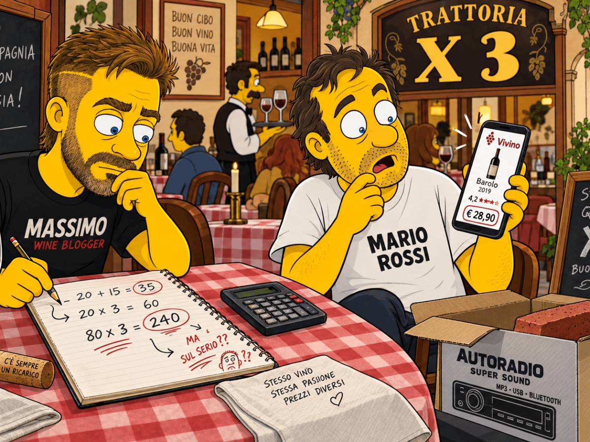 Ricarico del vino! non prendiamoci in&nbsp;giro!
